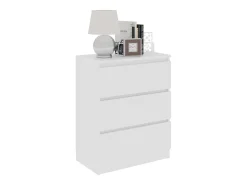 Aparador Blanco 60x35x76 cm Madera de Ingeniería