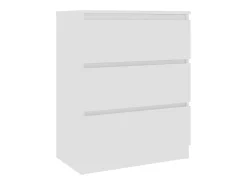 Aparador Blanco 60x35x76 cm Madera de Ingeniería