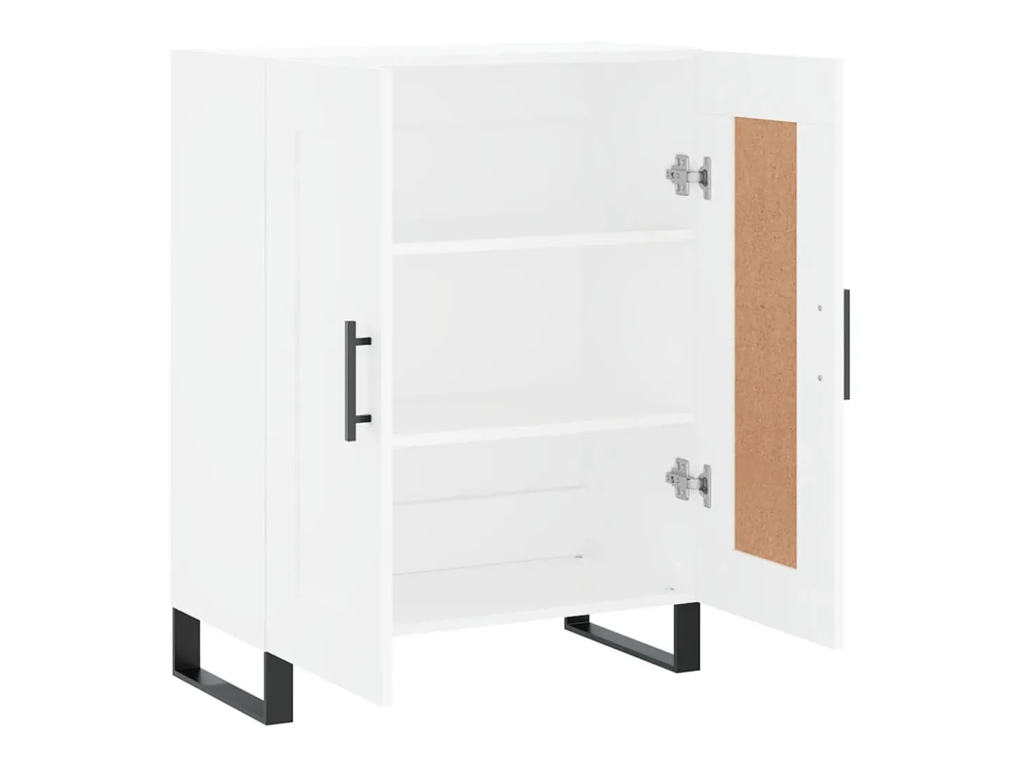 Aparador blanco 69,5x34x90 cm madera de ingeniería