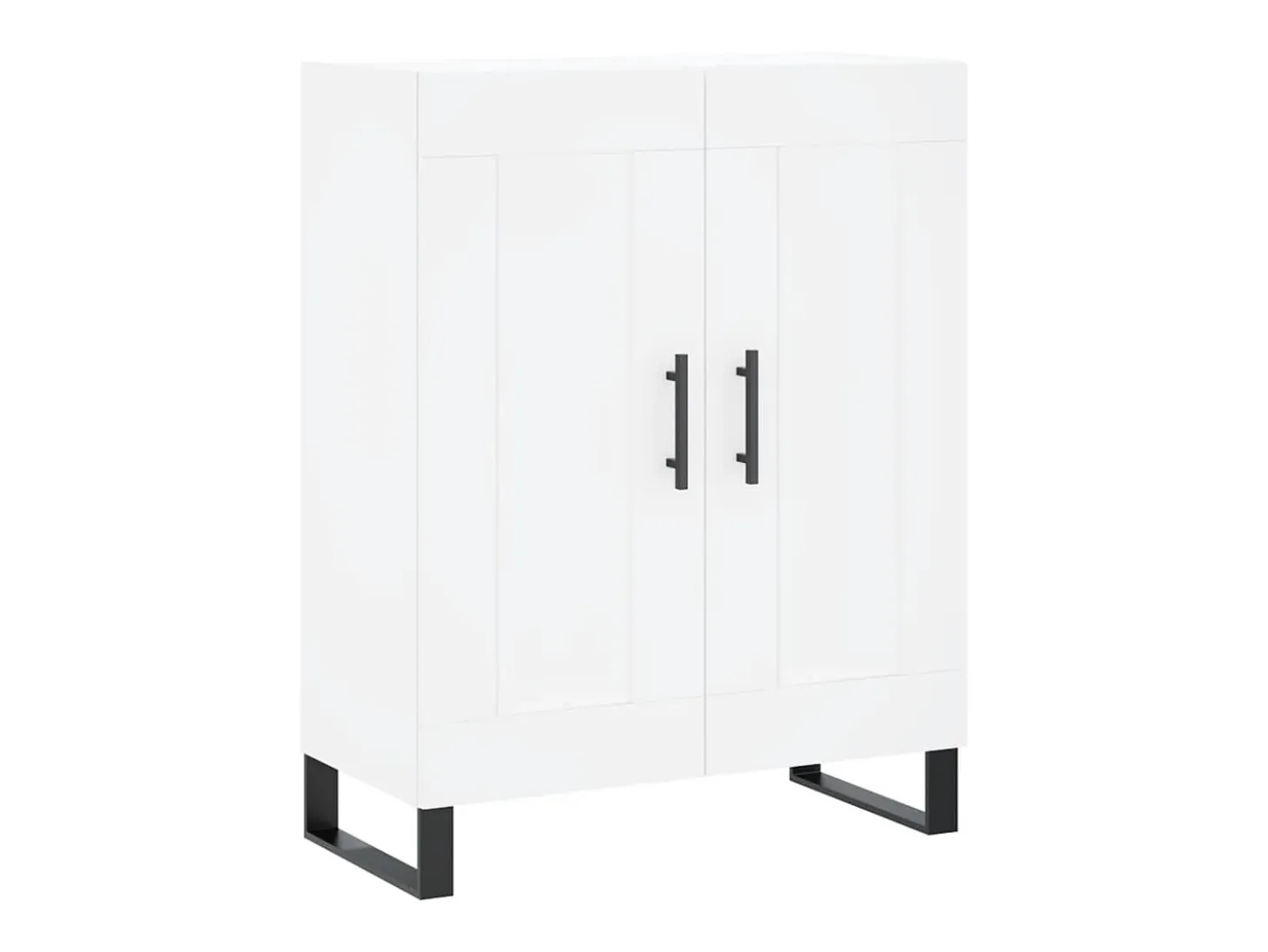 Aparador blanco 69,5x34x90 cm madera de ingeniería