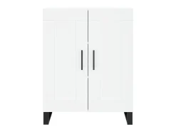 Aparador blanco 69,5x34x90 cm madera de ingeniería