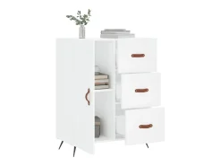 Aparador blanco 69,5x34x90 cm madera de ingeniería
