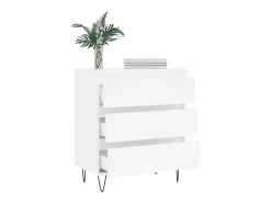 Aparador Blanco 60x35x70 cm Madera de Ingeniería