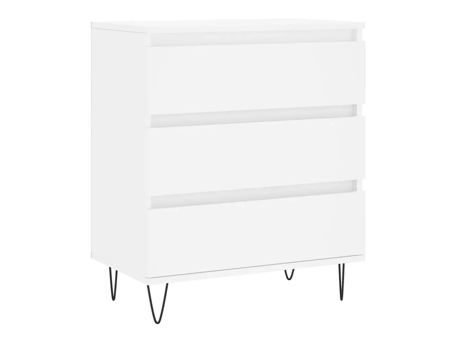 Aparador Blanco 60x35x70 cm Madera de Ingeniería