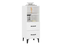 Aparador blanco 34,5x34x90 cm Madera de ingeniería