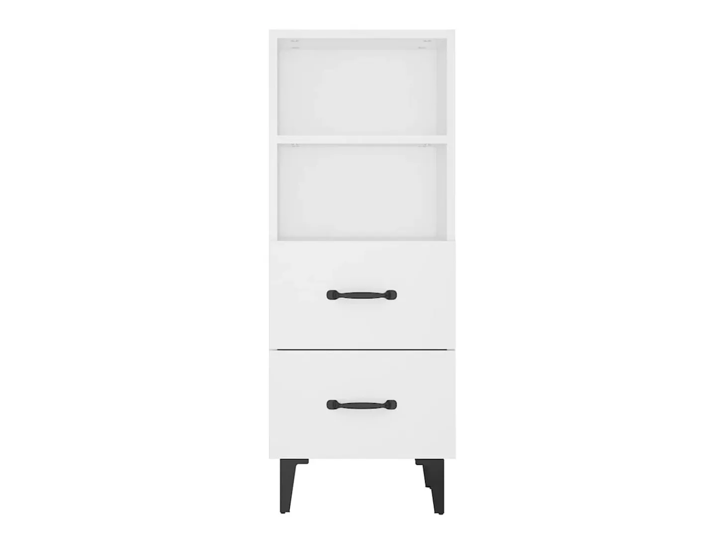 Aparador blanco 34,5x34x90 cm Madera de ingeniería
