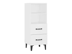 Aparador blanco 34,5x34x90 cm Madera de ingeniería