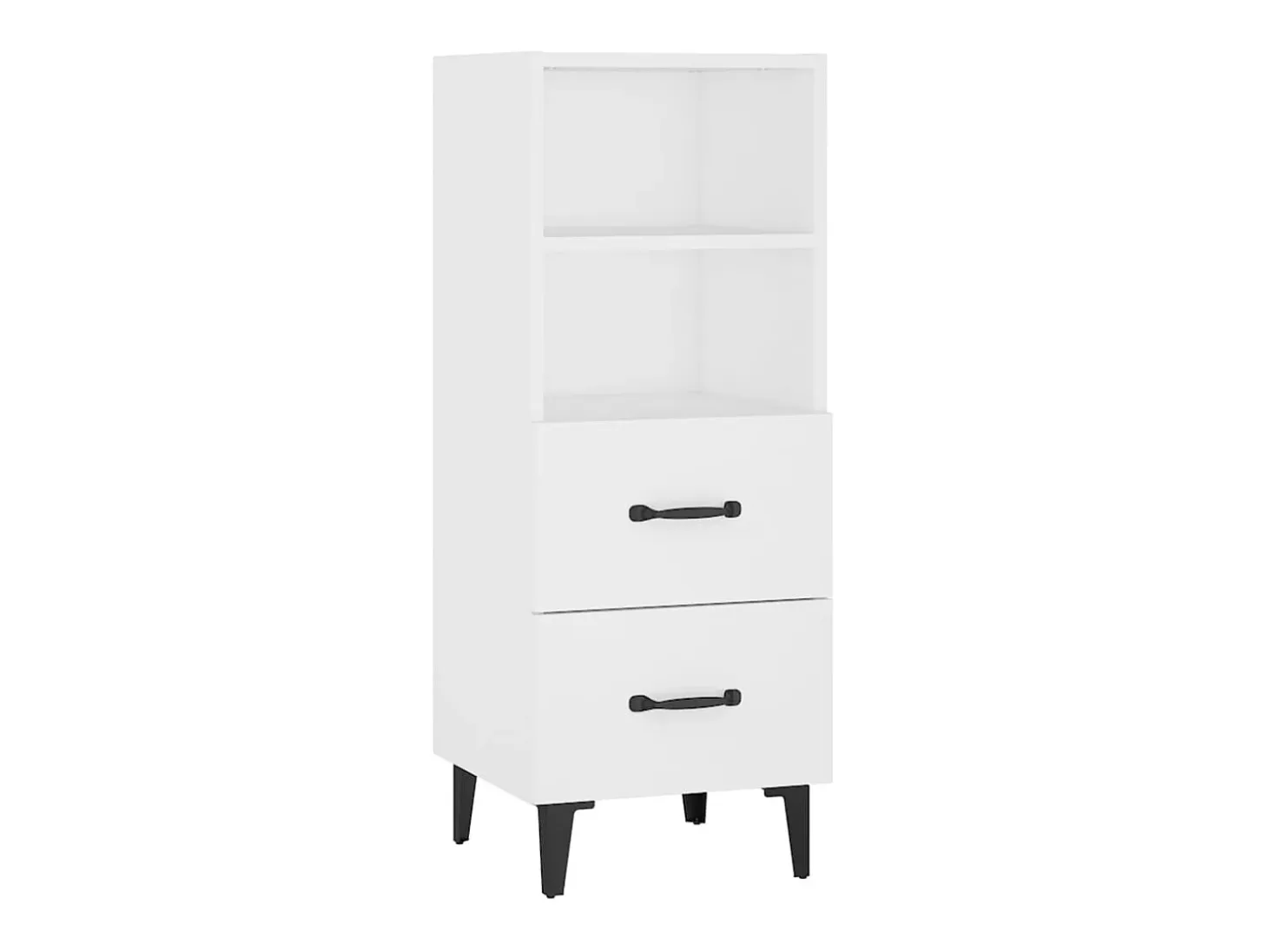 Aparador blanco 34,5x34x90 cm Madera de ingeniería