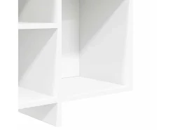 Aparador blanco 120x30x75 cm madera contrachapada
