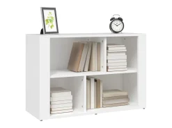 Aparador Blanco 80x30x54 cm Madera de Ingeniería