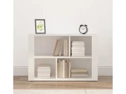 Aparador Blanco 80x30x54 cm Madera de Ingeniería