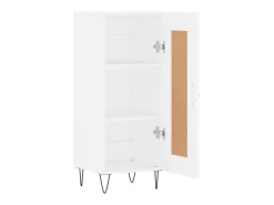 Aparador blanco 34,5x34x90 cm madera de ingeniería