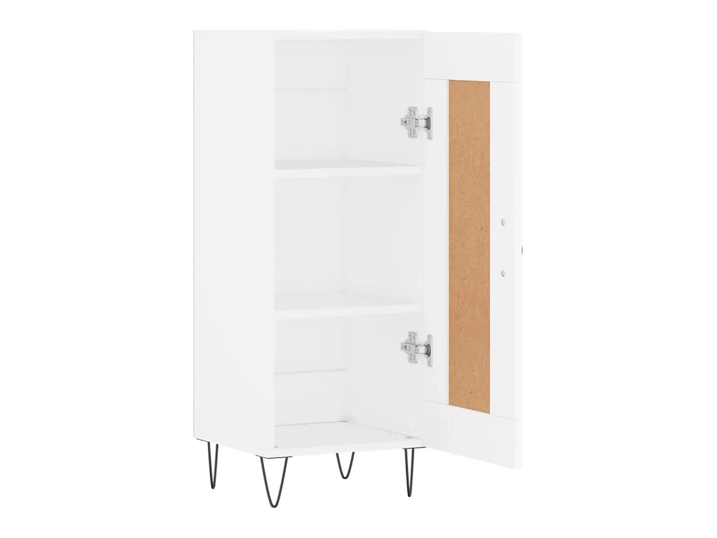 Aparador blanco 34,5x34x90 cm madera de ingeniería
