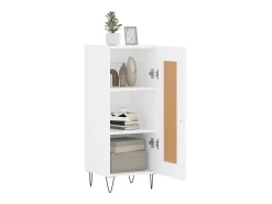 Aparador blanco 34,5x34x90 cm madera de ingeniería