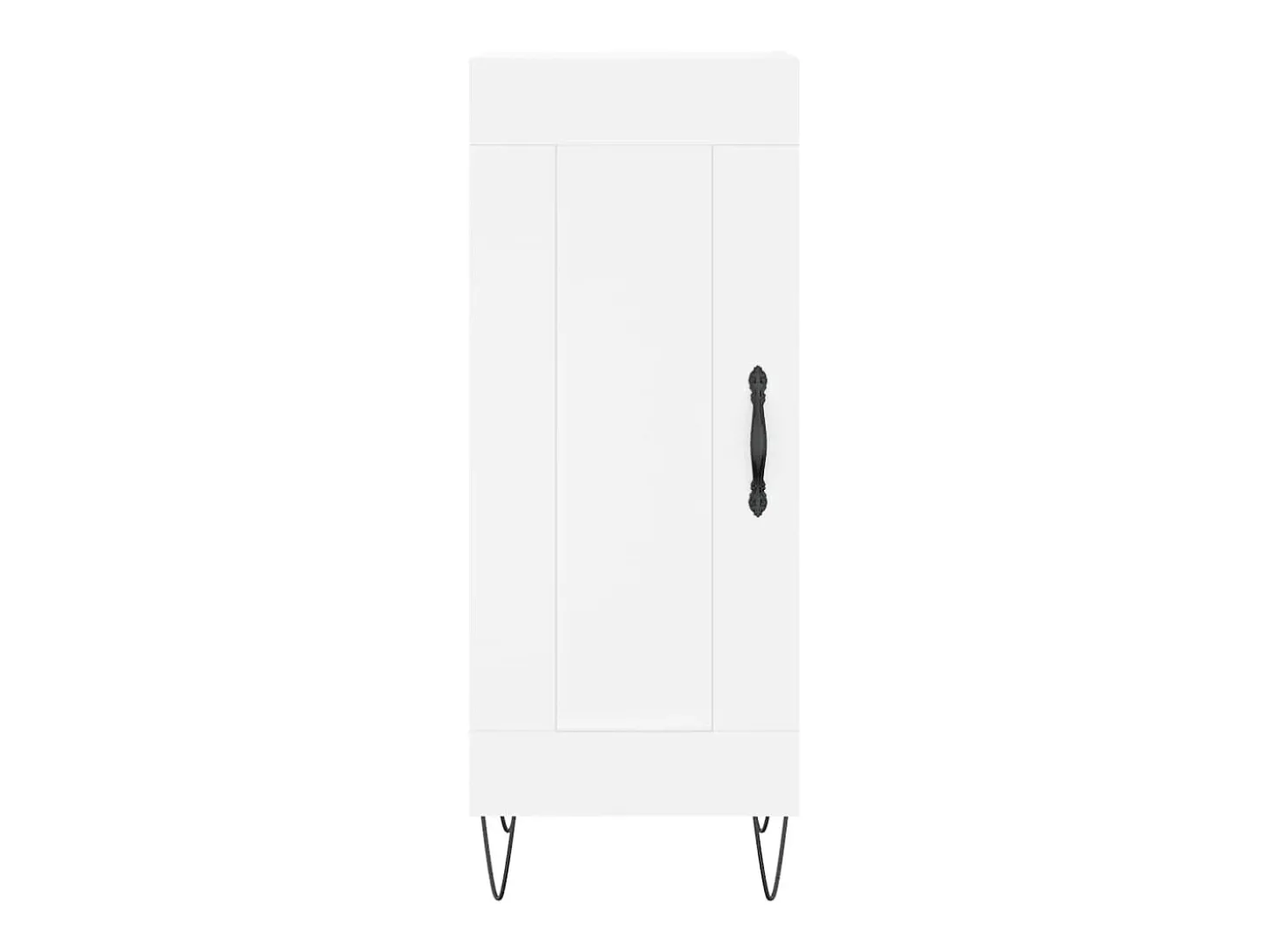 Aparador blanco 34,5x34x90 cm madera de ingeniería