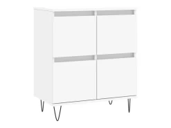 Aparador Blanco 60x35x70 cm Madera de Ingeniería