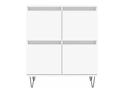Aparador Blanco 60x35x70 cm Madera de Ingeniería