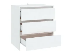 Aparador blanco 70x41x75 cm Madera de ingeniería