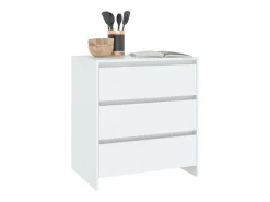 Aparador blanco 70x41x75 cm Madera de ingeniería