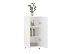 Aparador blanco 34,5x34x90 cm madera de ingeniería