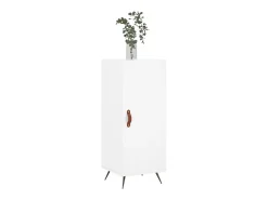 Aparador blanco 34,5x34x90 cm madera de ingeniería