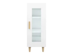 Aparador blanco 34,5x34x90 cm madera de ingeniería