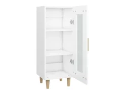 Aparador blanco 34,5x34x90 cm madera de ingeniería