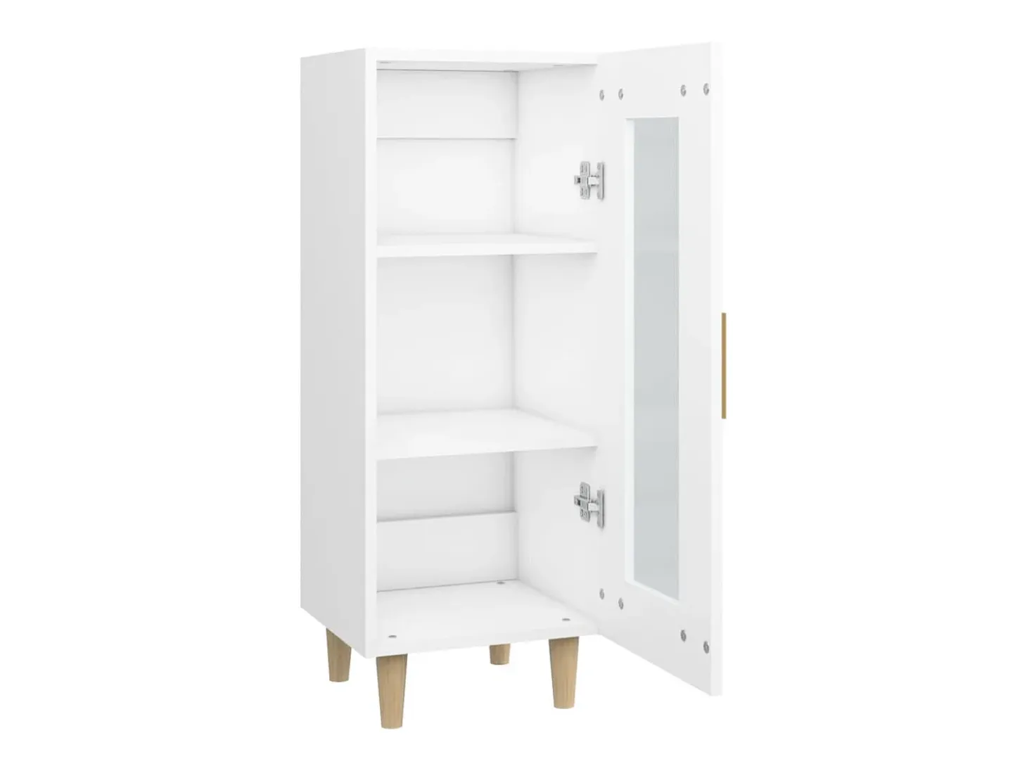 Aparador blanco 34,5x34x90 cm madera de ingeniería