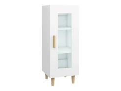 Aparador blanco 34,5x34x90 cm madera de ingeniería