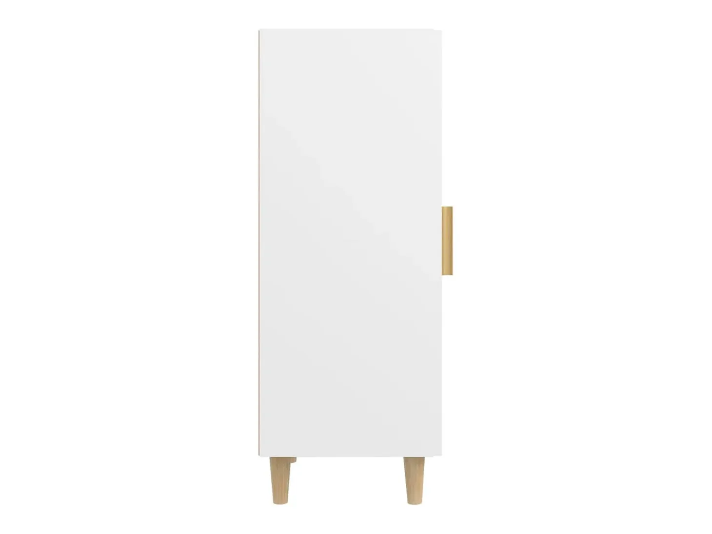 Aparador blanco 34,5x34x90 cm madera de ingeniería