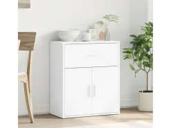 Aparador blanco 60x31x70 cm madera contrachapada