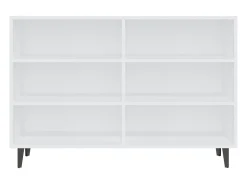 Aparador blanco 103,5x35x70 cm madera de ingeniería