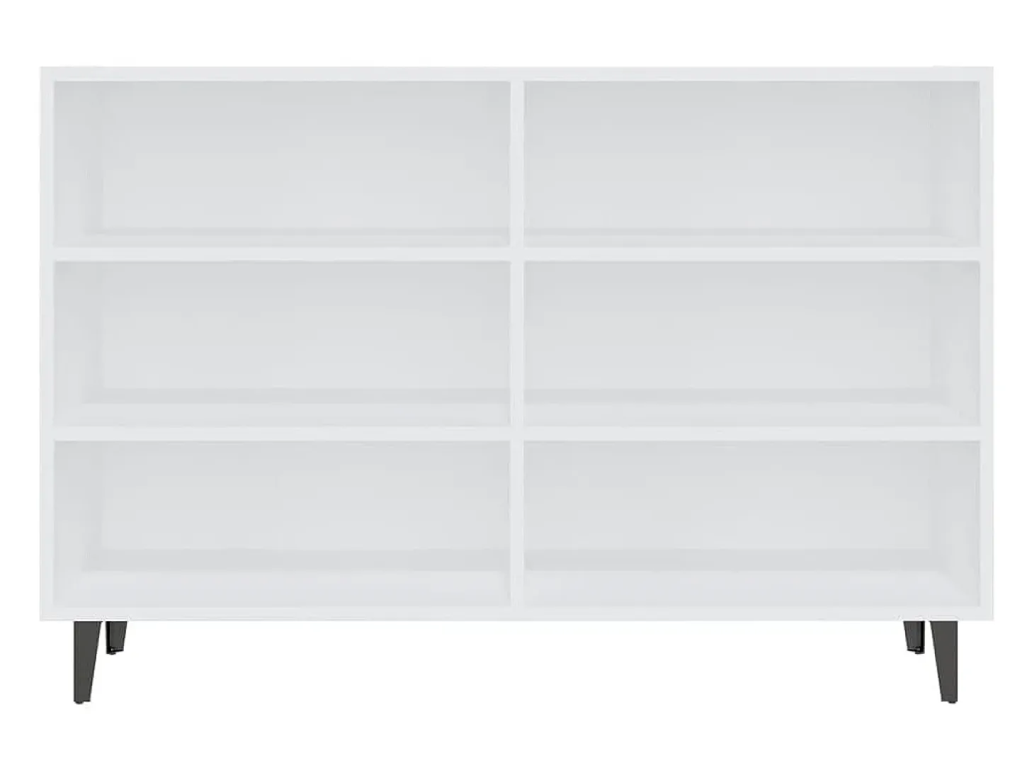 Aparador blanco 103,5x35x70 cm madera de ingeniería