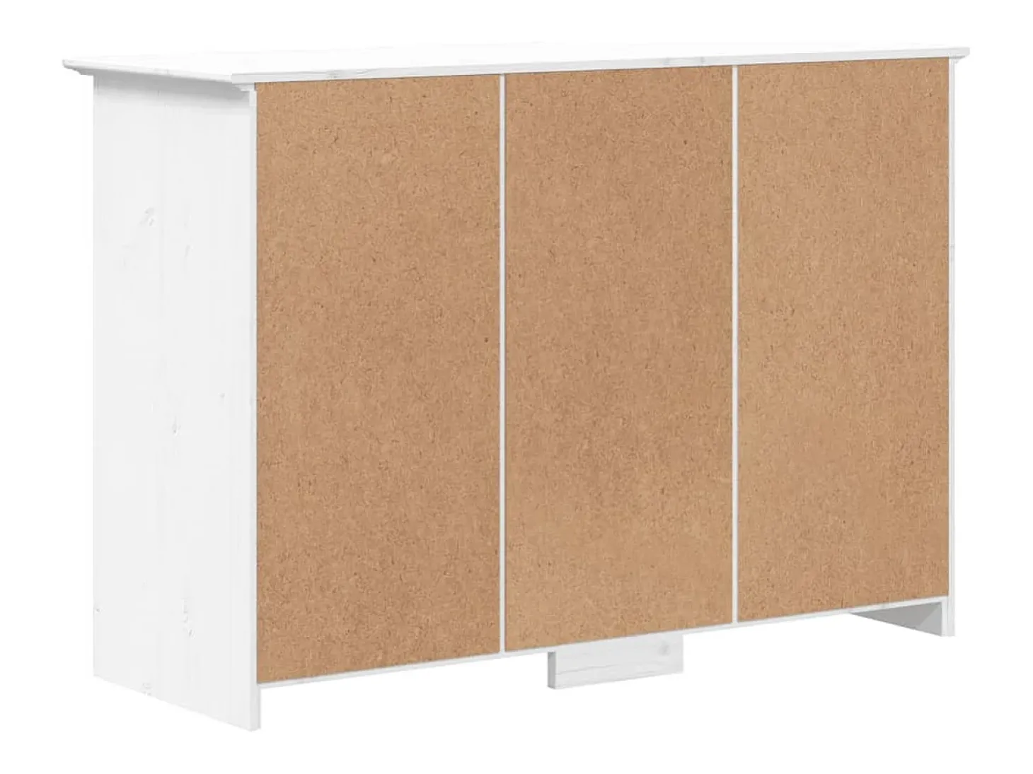 Aparador BODO madera maciza de pino blanco 115x43x79,5 cm