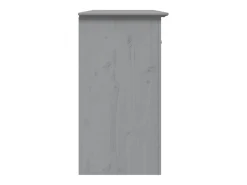 Aparador BODO madera maciza de pino gris 115,5x44x80 cm