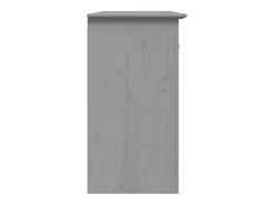 Aparador BODO madera maciza de pino gris 115,5x44x80 cm