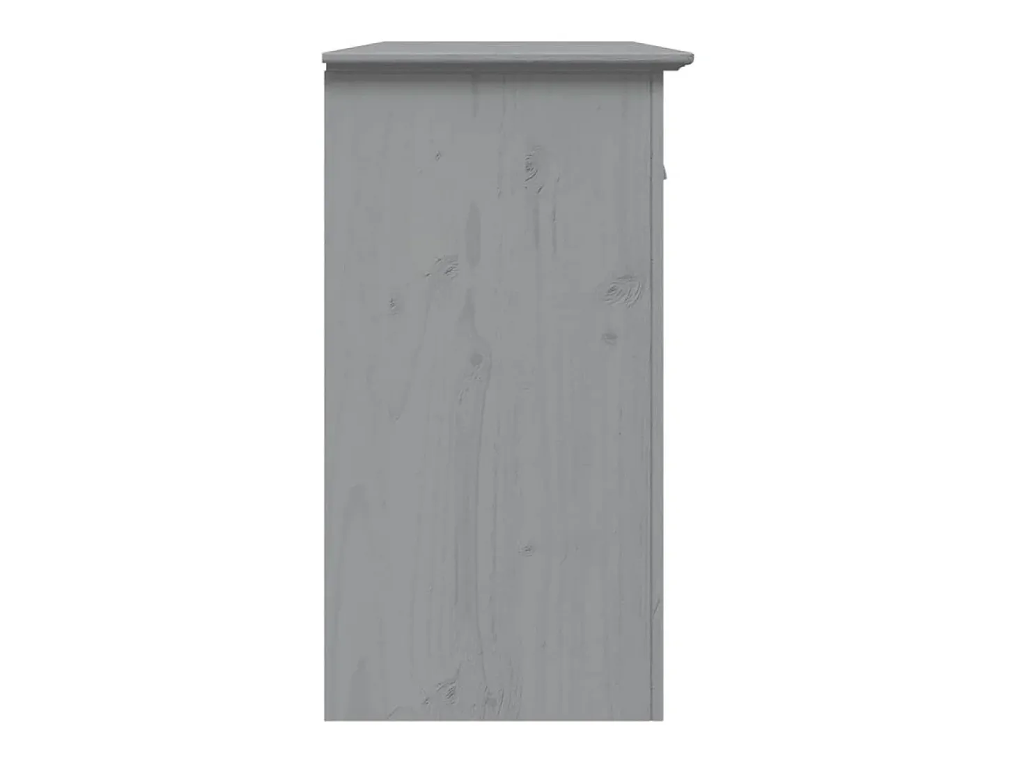 Aparador BODO madera maciza de pino gris 115,5x44x80 cm