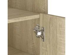 Aparador buffet cómoda armario unidad de almacenamiento organizador cocina salón salón Sonoma 45 x 35 x 75 cm madera contrachapada marrón 02_0031571
