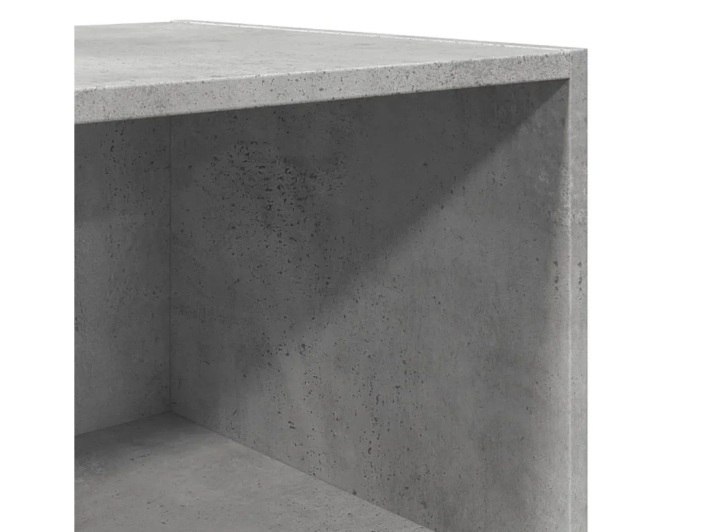 Aparador buffet cómoda armario mueble organizador cocina salón salón alto 50 x 41 x 185 cm madera contrachapada gris 02_0034447