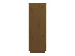 Aparador buffet cómoda armario mueble organizador cocina salón salón alto 89 x 40 x 116,5 cm madera maciza de pino marrón 02_0034760