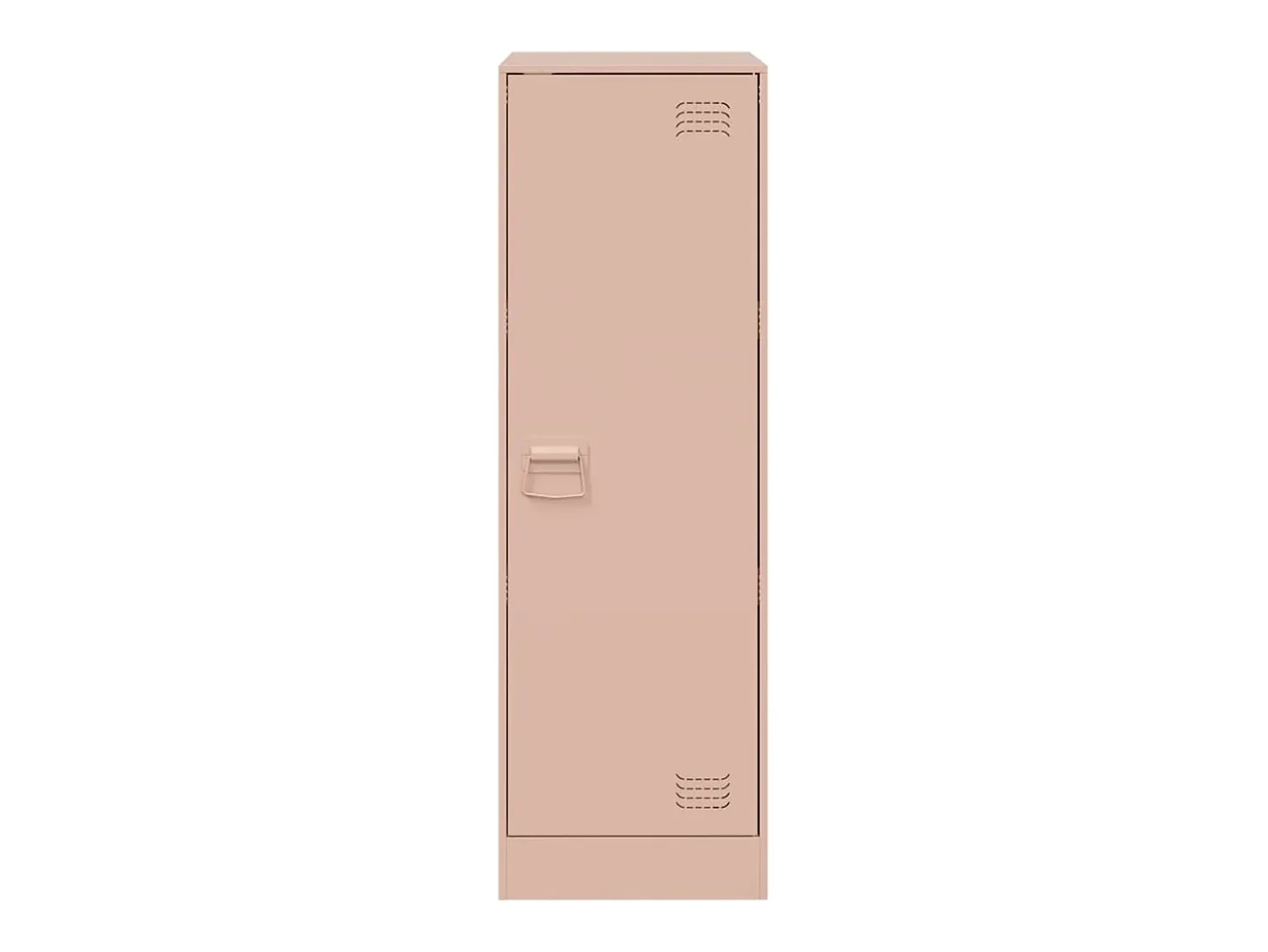 Aparador buffet cómoda armario unidad de almacenamiento organizador cocina salón salón 34,5 x 39 x 107 cm acero Rosa 02_0036199