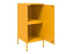 Aparador buffet cómoda armario mueble organizador cocina salón salón amarillo mostaza 36 x 39 x 79 cm acero Amarillo 02_0035695