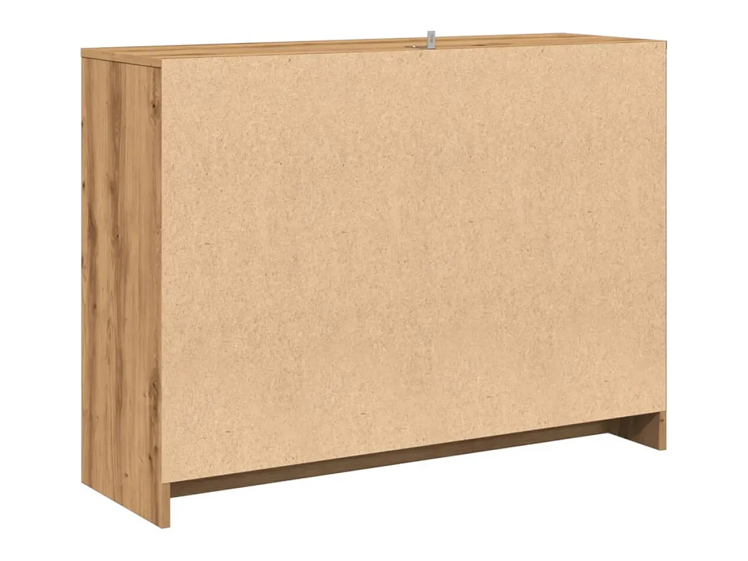 Aparador buffet cómoda armario unidad de almacenamiento organizador cocina salón hecho a mano 102 x 33 x 75 cm madera contrachapada marrón 02_0030806