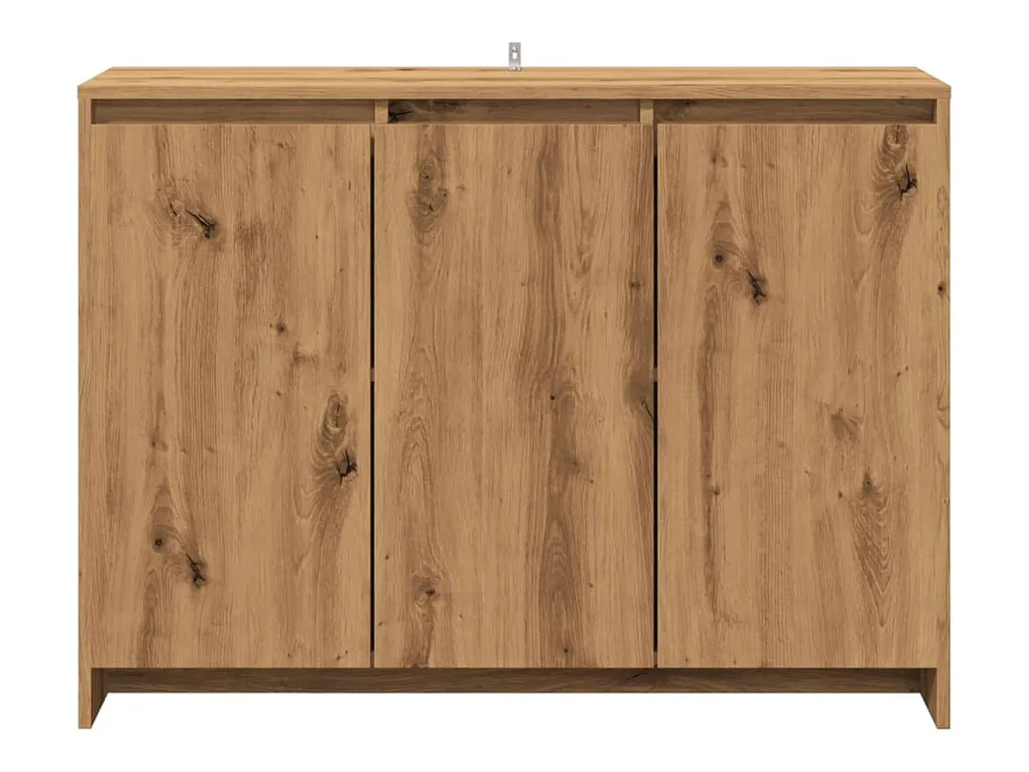 Aparador buffet cómoda armario unidad de almacenamiento organizador cocina salón hecho a mano 102 x 33 x 75 cm madera contrachapada marrón 02_0030806