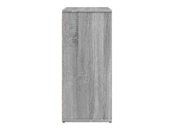 Aparador buffet cómoda armario mueble organizador cocina salón salón juego de 2 sonoma 60 x 31 x 70 cm madera contrachapada gris 02_0036960
