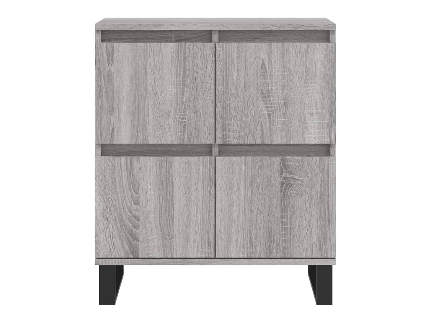 Aparador buffet cómoda armario unidad de almacenamiento organizador cocina salón salonsonoma 60 x 35 x 70 cm madera contrachapada gris 02_0036403