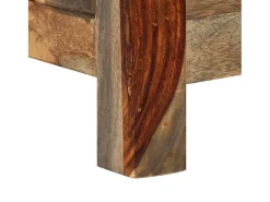 Aparador buffet cómoda armario mueble organizador cocina salón salón 100 x 30 x 50 cm madera maciza gris 02_0031760