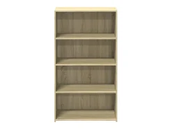 Aparador buffet cómoda armario mueble organizador cocina salón salón alto Sonoma 70 x 41 x 124 cm madera contrachapada marrón 02_0034201