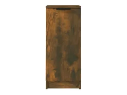 Aparador buffet cómoda armario mueble organizador cocina salón salón juego de 2 30 x 30 x 70 cm marrón madera contrachapada 02_0036725