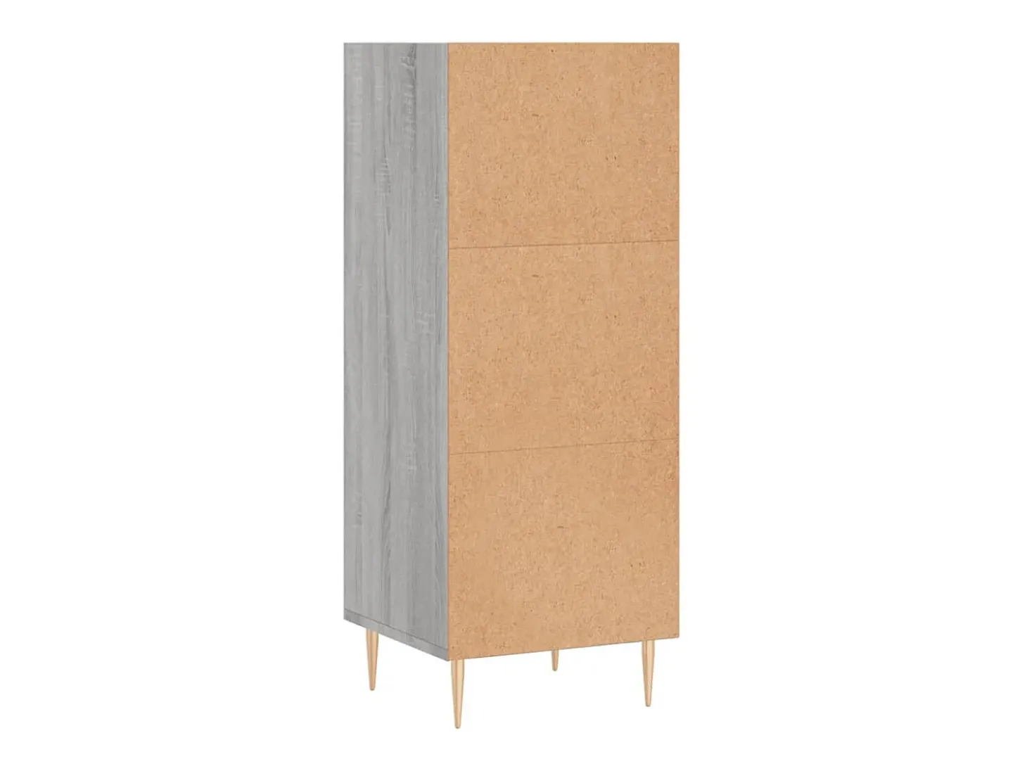 Aparador buffet cómoda armario unidad de almacenamiento organizador cocina salón salonsonoma 34,5 x 32,5 x 90 cm madera contrachapada gris 02_0036297